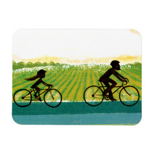 Een namiddagride magneet