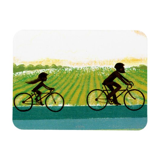 Een namiddagride magneet (Horizontaal)