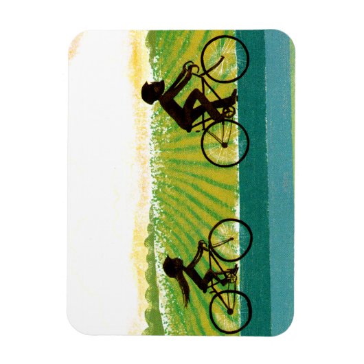 Een namiddagride magneet (Verticaal)