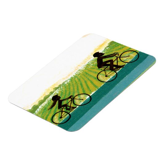 Een namiddagride magneet (Linkerzijde)