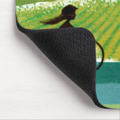 Een namiddagride muismat (Hoek)