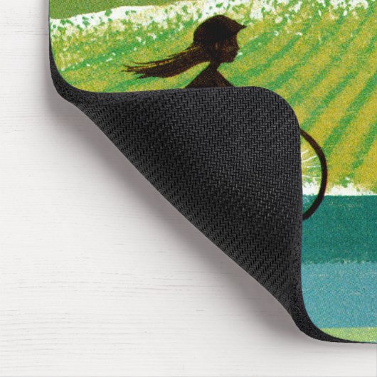 Een namiddagride muismat (Hoek)