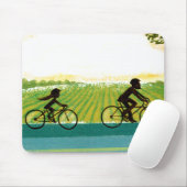 Een namiddagride muismat (Met muis)