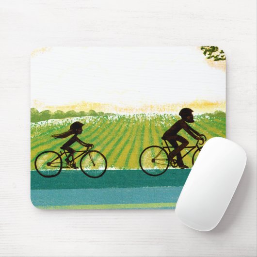 Een namiddagride muismat (Met muis)