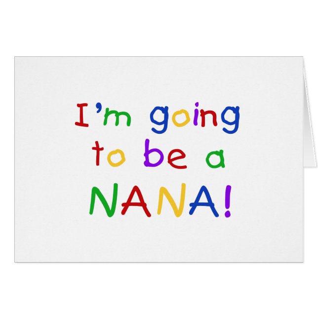 Een Nana - Primaire Colors Tshirts (Voorkant Horizontaal)