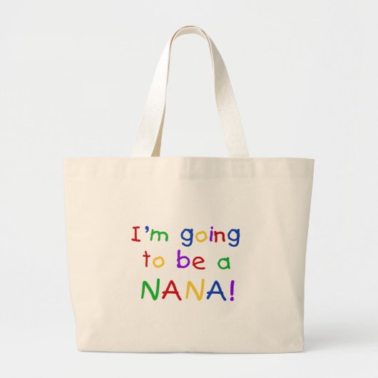 Een Nana - Primaire Colors Tshirts Grote Tote Bag (Voorkant)