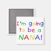 Een Nana - Primaire Colors Tshirts Magneet (Voorkant / Achterkant)