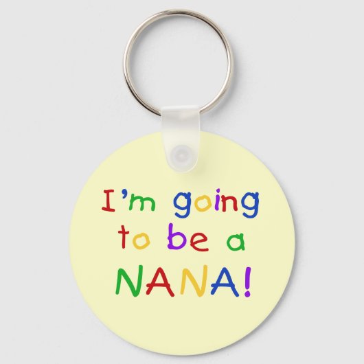 Een Nana - Primaire Colors Tshirts Sleutelhanger (Voorkant)