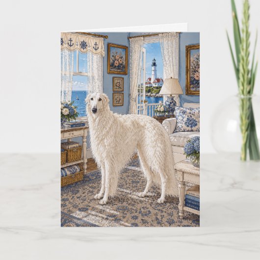 Een Nantucket Borzoi Kaart (Voorkant)