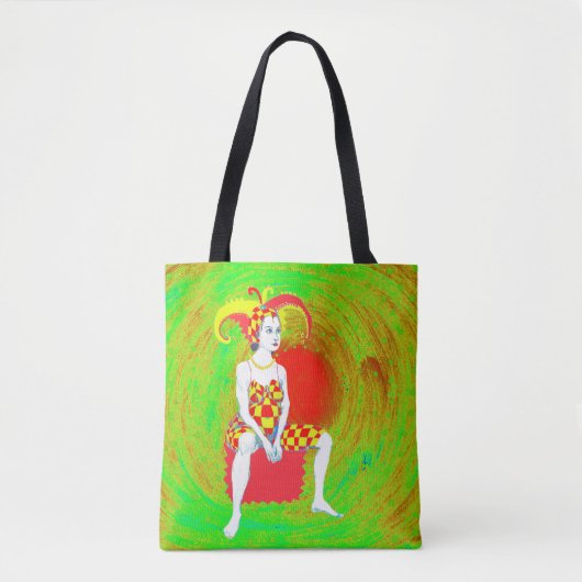 Een nar koningin tote bag (Voorkant)