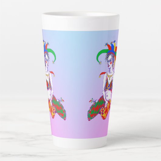 Een nar latte mok (Voorkant)