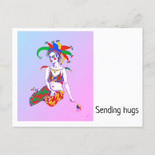 Een nar Poster Feestdagenkaart