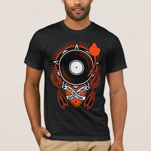 Eén natie. Eén muziek. T-shirt (Voorkant)