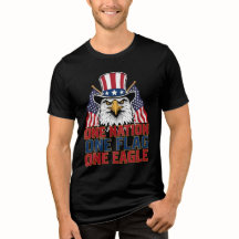 Eén natie één vlag één adelaar Patriotisch