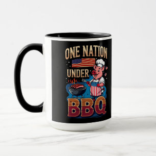 Eén natie onder de BBQ – Vintage Chef Grillmaster Mok