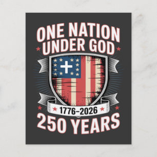Eén natie onder God 1776 2026 Flyer