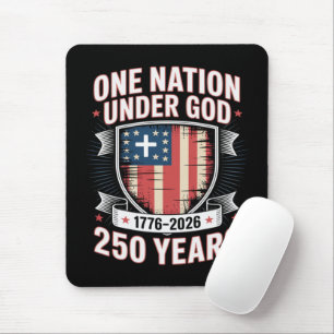 Eén natie onder God 1776 2026 Muismat