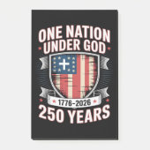 Eén natie onder God 1776 2026 Post-it® Notes (Voorkant)