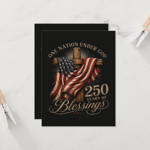 Eén natie onder God 250 jaar Kaart