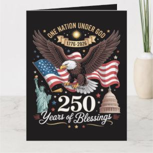 Eén natie onder God 250 jaar Kaart