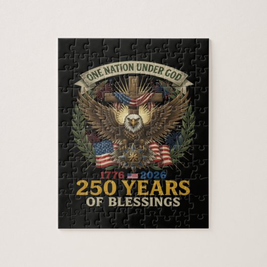 Eén natie onder God 250 jaar Legpuzzel (Verticaal)