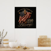 Eén natie onder God 250 jaar Poster (Keuken)