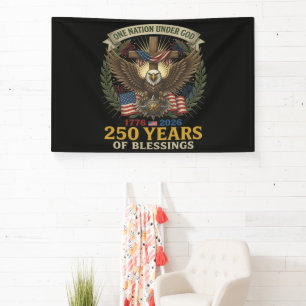 Eén natie onder God 250 jaar Spandoek