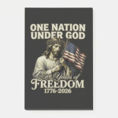 Eén natie onder God 250 jaar zegeningen Post-it® Notes (Voorkant)