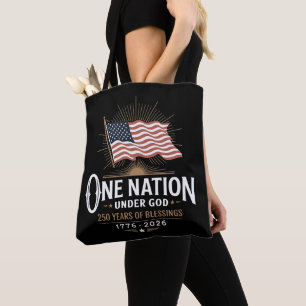 Eén natie onder God 250 jaar zegeningen Tote Bag