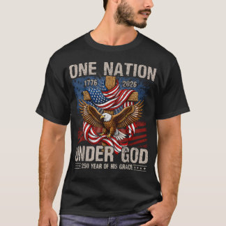 Eén Natie Onder God 250ste Verjaardag VS T-shirt
