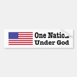 "ÉÉN NATIE ONDER GOD" BUMPERSTICKER