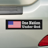"ÉÉN NATIE ONDER GOD" BUMPERSTICKER (Op auto)