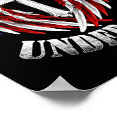 Een natie onder God Faith kruist de Amerikaanse vl Poster (Hoek)