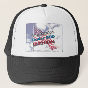 Eén natie onder GOD Indivisible Trucker Pet