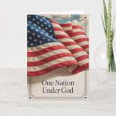 Eén natie onder God Kaart (Voorkant)