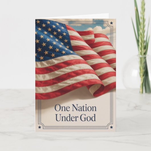 Eén natie onder God Kaart (Voorkant)