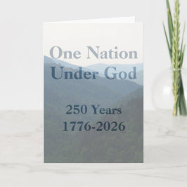 Eén natie onder God Kaart