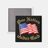 Eén natie onder God Magneet (Voorkant / Achterkant)
