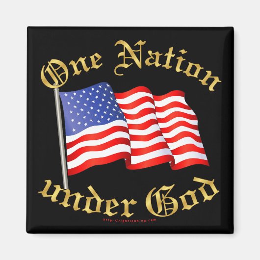 Eén natie onder God Magneet (Voorkant)