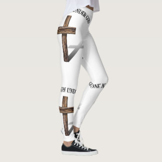 Eén natie onder God met kruis Leggings