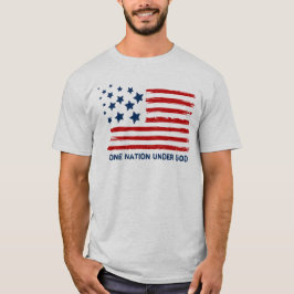 Eén natie onder God Patriottic T-shirt