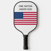 Eén natie onder God Pickleball Paddle (Voorkant)
