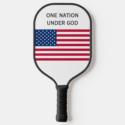 Eén natie onder God Pickleball Paddle (Achterkant)