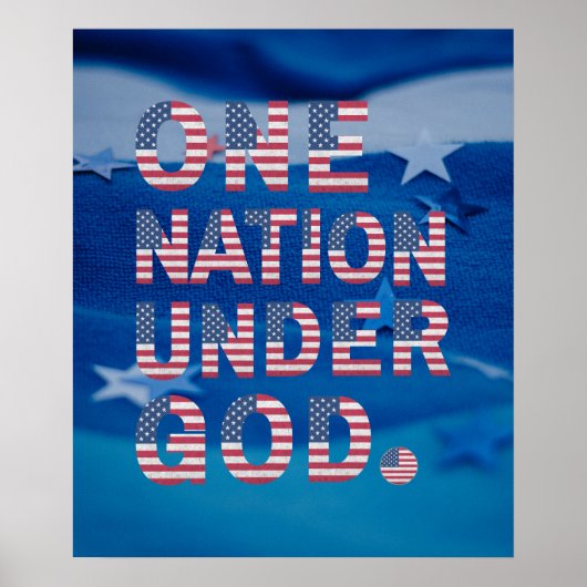 Een natie onder God. Poster (Voorkant)