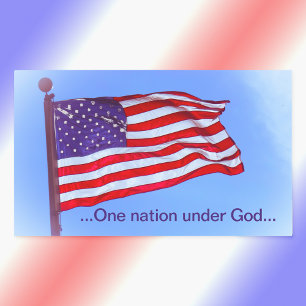 Eén natie onder God Rechthoekige Sticker