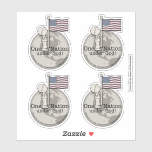 Eén natie onder God Sticker