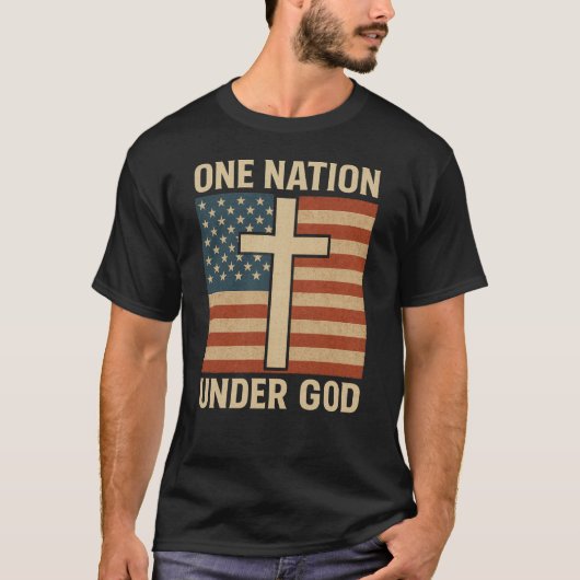 Eén natie onder God T-shirt (Voorkant)
