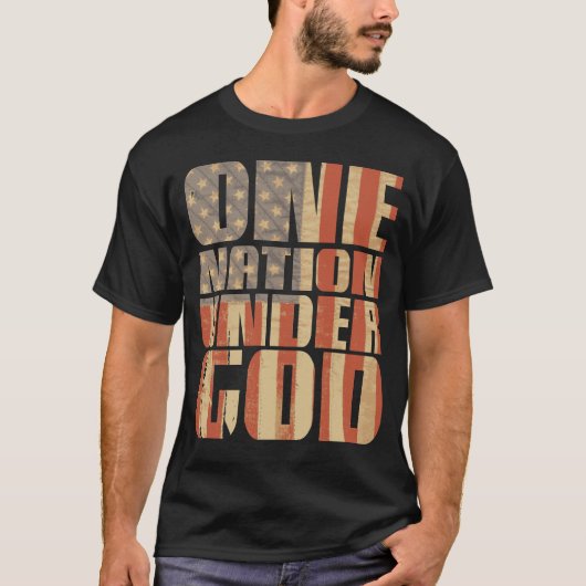 ÉÉN NATIE ONDER GOD! T-SHIRT (Voorkant)