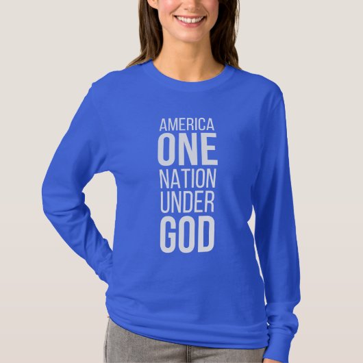 Eén natie onder God T-shirt (Voorkant)
