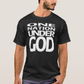 Eén natie onder God - zwart shirt (Voorkant)